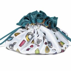 Brighton NWT Charmed Love Jewelry Pouch Drawstring Bag